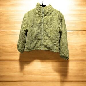 Corduroy puffer jacket